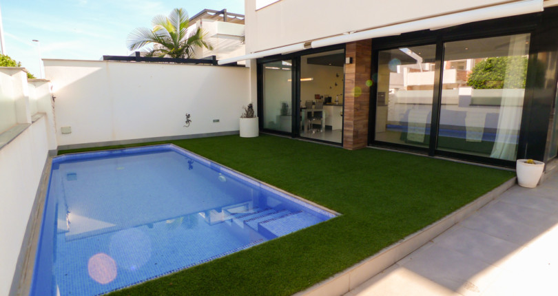 Enplans villa-Lo Pagan med uppvärmd pool